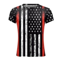 Muška ljetna modna majica s kratkim rukavima s digitalnim tiskom za Dan neovisnosti