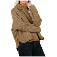 Džemperi za žene, preveliki ženski ležerni kaput, pulover s dugim rukavima, dukserice, dolčevite, gornji dio,