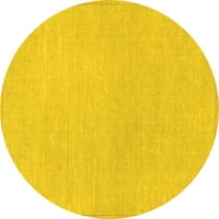 Ahgly Company stroj za pranje za pranje zatvorenih okruglih krutih žutih prostirki, 8 'kruga