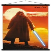 Zidni plakat Ratovi zvijezda: Obi-Van Kenobi-dva sunca u magnetskom okviru, 22.375 34