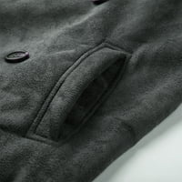 Yubnlvae softshell kaput za vjetrovito okretanje zima meka jakna topli muškarci vrat muški kaputi jakne jakne