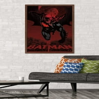 Stripovi: tamni umjetnički plakat na zidu s Batmanom, 22.375 34 uokviren