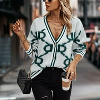 Ženski džemper za žensku džemper dugim rukavima dame zimska modna čipka