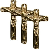 Isusov križni privjesak Vintage Isusov križni privjesak Retro bakreni vjerski privjesak za ogrlicu