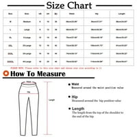 CacomMark pi ženske hlače plus zazor veličine žene dame čvrste boje u boji ulične odjeće elastični džep širokim