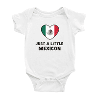 Samo malo meksičko srce, smiješna dječja odjeća, Bodi za dječake i djevojčice