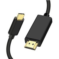 Kabel od 6 stopa od 6 stopa, [od 3. Type C-HDMI 4K, high speed] Kabel USB Type C-HDMI za home office, [Kompatibilan