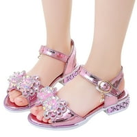 Dječje cipele a-list, modne sandale s debelim potplatom s dijamantnim leptirom, ljetne princezine studentske plesne