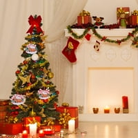 DIDO OBITELJI DIY Rukopisan naziv želi snjegovićne ormarice božićno drvce Viseći privjesak Božićni dekor Xmas