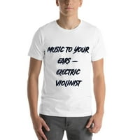 Glazba na uši - Električna violinistička majica s kratkim rukavima u stilu kratkih rukava po nedefiniranim darovima