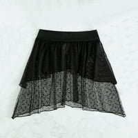 Vučene kratke hlače za plivanje za žene prozirna suknja s koricama Ženska suknja za plažu s dvostrukim naborom