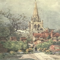 Ispis plakata Katedrale Susseks-Chichester od Vilfrieda Balla