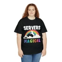 Poslužitelji su magična unise grafička majica