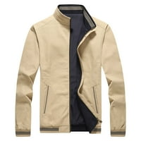 Muška jakna jesen / zima modna jednostavna maskirna kardigan jakna s džepom s patentnim zatvaračem