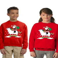Dječji džemper za Dan zahvalnosti u neugodnom stilu s puretinom