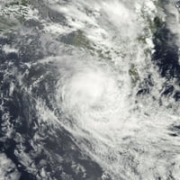 21. siječnja-tropska ciklona Fanele iznad Madagaskara ispis plakata