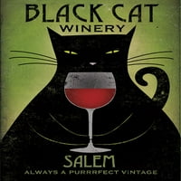 Vinarija crne mačke Salem Salem Poster Tisak Ryana Fowlera 25191