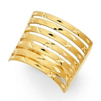 Nakit prsten od 14k žutog zlata, veličine 8,5