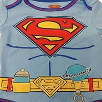 Dječački bodi plavo-bijeli Superman 12 m