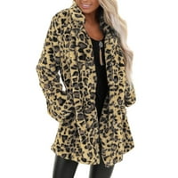 Lagane jakne za žene Rasprodaja-labava gornja odjeća plus size ležerni Kaputi dugih rukava s džepovima Modni Ženski
