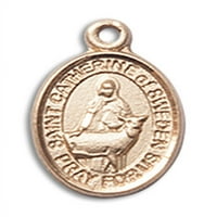 Medalja Svete Katarine Švedske od 14k žutog zlata