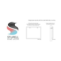 Stupell Industries Moderno uzorka u obliku lončane grafičke umjetničke galerije zamotana platna za tisak zidne
