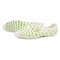 $ 2/ ženske ravne sandale s otvorenim prstima, cipele s niskim vrhom, mekane ljetne bijele i zelene na plaži 5,5