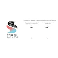 Stupell Industries Palm Stabs Clear Ljetni dan plavo nebo dizajn 13, Dizajn Denise Brown