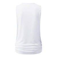 Ženske Ležerne Majice bez rukava s izrezom u obliku slova A, široke košulje, prsluk, pulover, majica bez rukava,