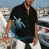 Ljetne modne muške košulje na rasprodaji dizajnerske proljetno-ljetne muške Ležerne pamučne obične košulje kratkih