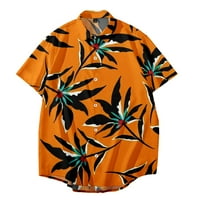 Havajska košulja za muškarce i dječake, Ležerne pamučne tropske košulje na plaži s kratkim rukavima