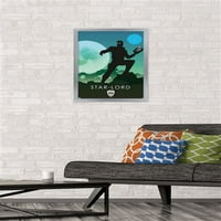 Junačka silueta mumbo-zidni Poster Star-Lord, 14.725 22.375