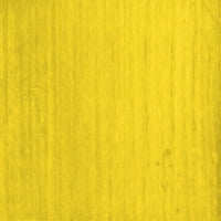 Ahgly Company Unutarnji pravokutni pravokutnik čvrste žute moderne prostirke, 7 '9'