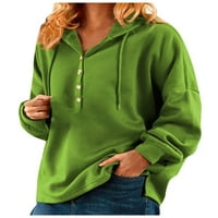Ženske majice, puloveri, ženske Ležerne jednobojne košulje s dugim rukavima od 4 inča