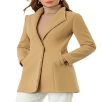 Ženski casual zimski kaput srednje duljine s ovratnikom i gumbima po jedinstvenim cijenama