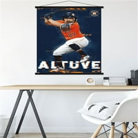 Houston Astros - Jose Altuve Wall Poster s magnetskim okvirom, 22.375 34