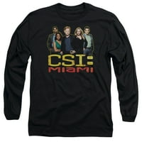 CSI Miami - The Cast in Black - košulja dugih rukava - xx -velika