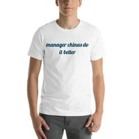 Manager Chinas to čini bolju majicu s kratkim rukavima prema nedefiniranim darovima