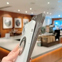 -Kion za iPhone Slim futrol, mat smrznuti tvrdi logotip šupljina objektiv za kameru štiti film za podršku bežičnog