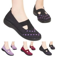 Eczipvz casual cipele za žene za žene klinke cipele meka platforma casual cipele hodajuće cipele udobna haljina