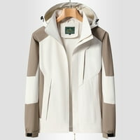 Jesen / Zima Muške jakne Na otvorenom s kapuljačom vanjska tanka planinarska odjeća jakna za ribolov Muški modni