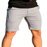 Seksi plesne muške Chino kratke hlače karirana haljina kratke hlače ljetne Mini hlače srednjeg struka uske hlače