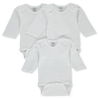 Bijela boja za novorođenčad s dugim rukavima: bijela