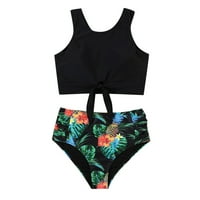 Ženski kupaći kostim s cvjetnim printom, kupaći kostimi za kontrolu trbuha, kupaći kostimi visokog struka za žene