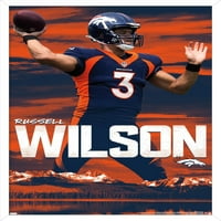 Denver Broncos - Russell Wilson Wall Poster, 14.725 22.375 uokviren