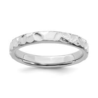 Sklopivi prsten od punog sterling srebra Veličina 6
