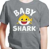 Dječji morski pas - grafička majica s kratkim rukavima za kratke rukave