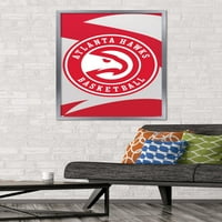 Atlanta Hoakes - plakat s logotipom na zidu, 22.375 34