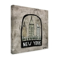 Zaštitni znak likovne umjetnosti njujorška snježna kugla, platno Briana Nasha