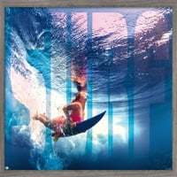 Zidni poster surfanje-podvodni svijet, 22.375 34